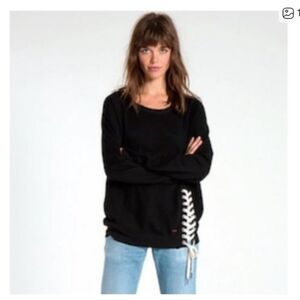 n:philanthropy Mika Sweatshirt in Black Cat, Small